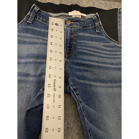 Isabel Maternity Womens Skinny Bootcut Jeans Sz 14 Medium Wash Stretch Denim - Picture 4 of 9